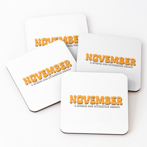 Artikelvorschau, November Starke und attraktive Frau – Retro-Typografie-Design entworfen und verkauft von Dospart.