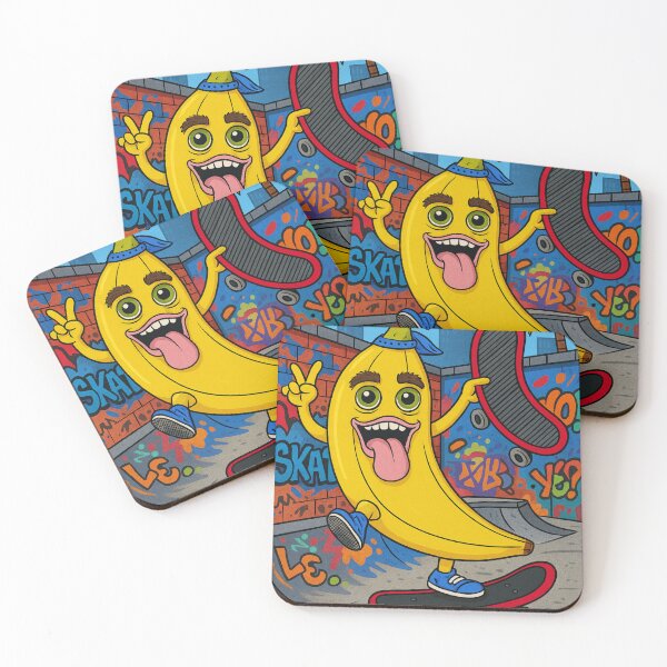Item preview, Skater banana, skateboard, banana, skateboarding designed and sold by BCessar.