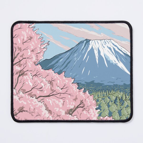 Item preview, Mount Daisen in Daisen-Oki National Park Ukiyo-e Retro Woodblock WPA designed and sold by retrovectors.