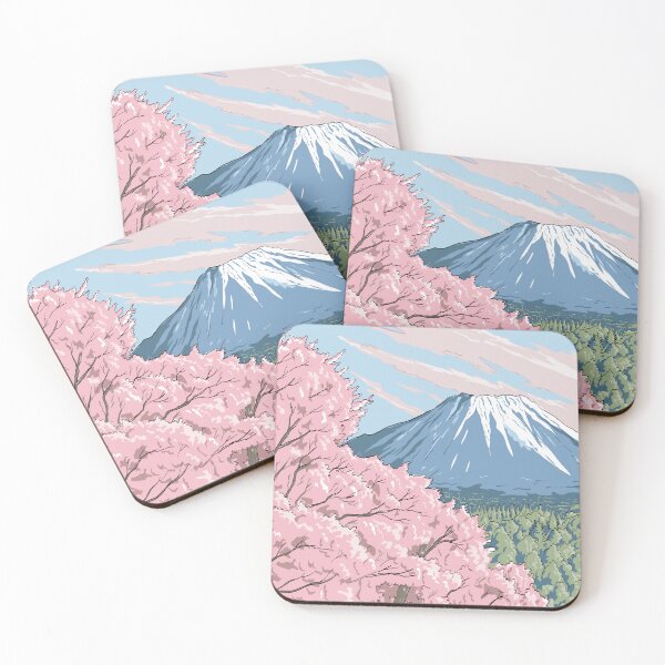 Item preview, Mount Daisen in Daisen-Oki National Park Ukiyo-e Retro Woodblock WPA designed and sold by retrovectors.