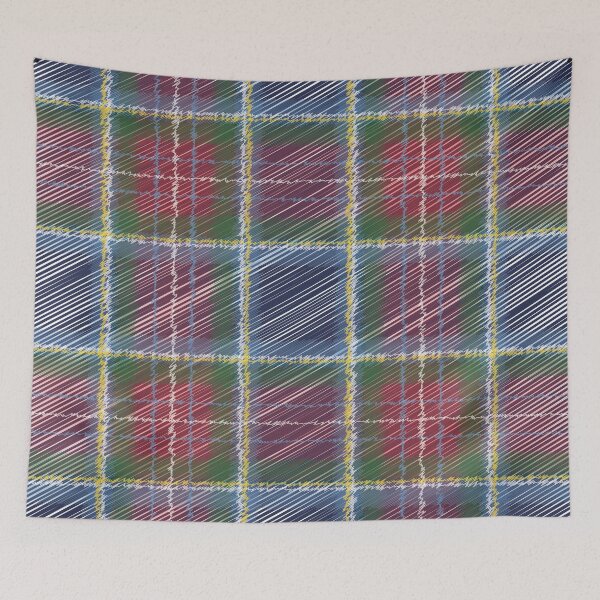 Item preview, Tartan Scribble designed and sold by Nimbus Q.