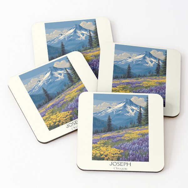 Item preview, Joseph Oregon Vintage Travel Poster | Wallowa Mountains designed and sold by TuncGK.