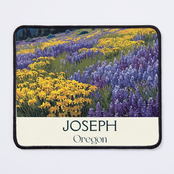 Item preview, Joseph Oregon Vintage Travel Poster | Wallowa Mountains designed and sold by TuncGK.
