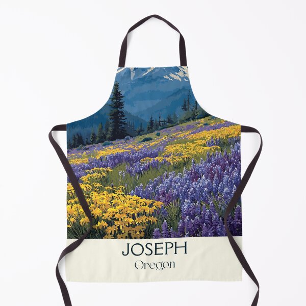 Item preview, Joseph Oregon Vintage Travel Poster | Wallowa Mountains designed and sold by TuncGK.