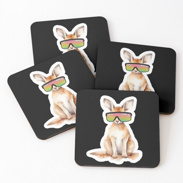 Item preview, Pit Viper Sticker / Decal - Cartoon Kangaroo designed and sold by sticker-vault.