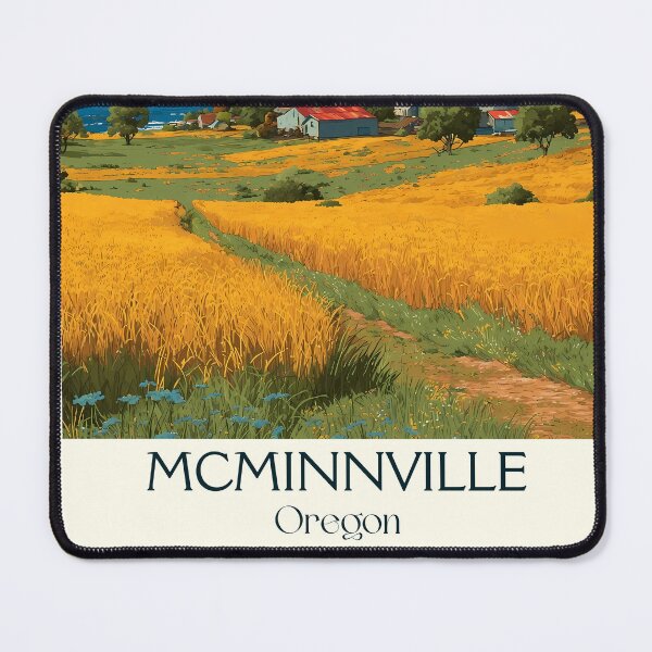 Item preview, McMinnville Oregon Vintage Poster | Willamette Valley Wine designed and sold by TuncGK.