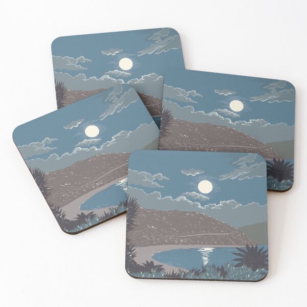Item preview, Keramashoto Kerama Shoto National Park Japan Ukiyo-e Retro WPA designed and sold by retrovectors.