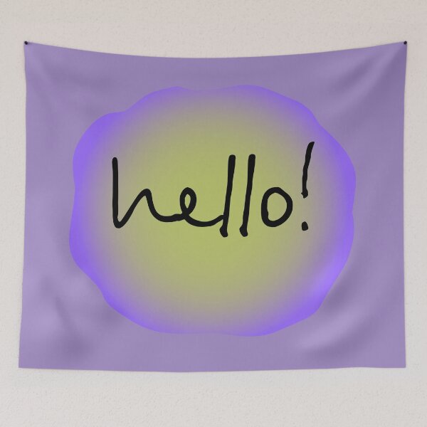 Item preview, "Hello" lettering on background designed and sold by ZorianArt.
