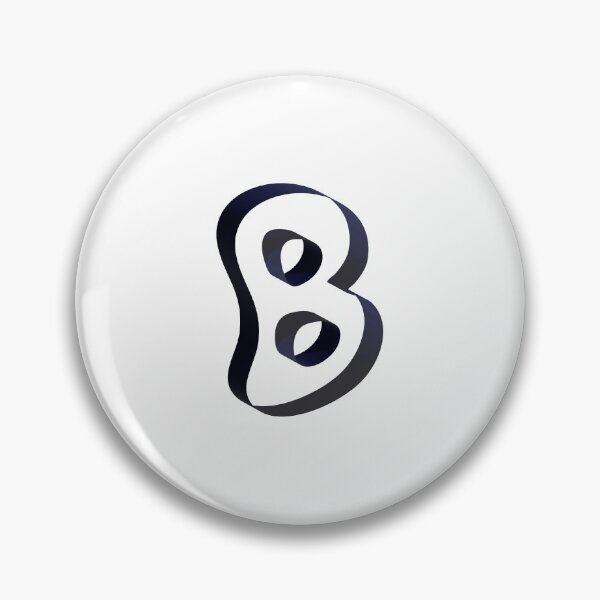 Item preview, Futuristic Ribbon Letter B – Futuristic Ribbon Alphabet designed and sold by uncoXab.