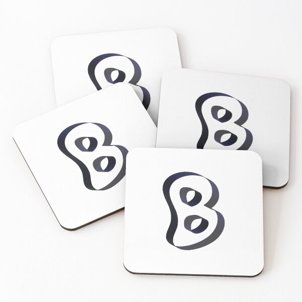 Item preview, Futuristic Ribbon Letter B – Futuristic Ribbon Alphabet designed and sold by uncoXab.