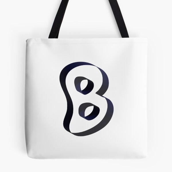 Item preview, Futuristic Ribbon Letter B – Futuristic Ribbon Alphabet designed and sold by uncoXab.