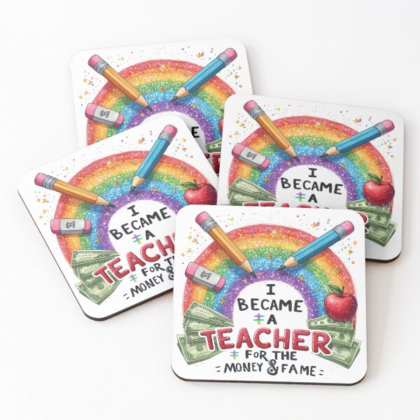 Item preview, I Became A Teacher For The Money And Fame designed and sold by ryanapples2.