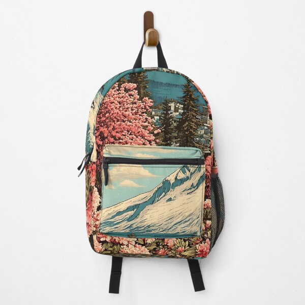 Item preview, Portland Oregon Vintage Poster | City of Roses & Mt Hood designed and sold by TuncGK.