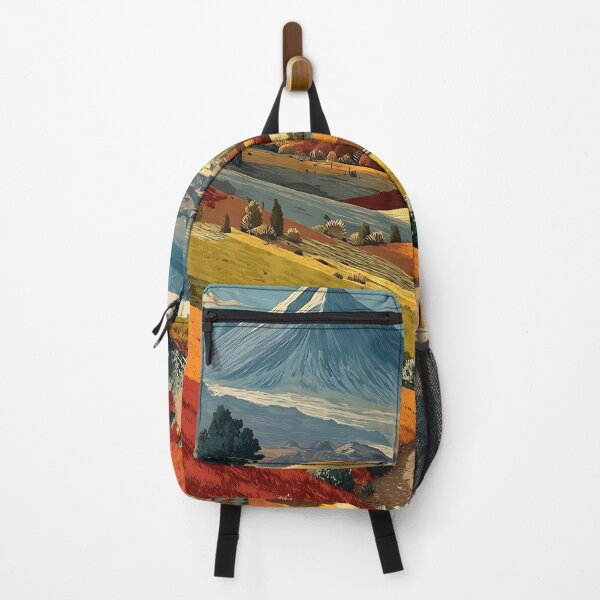Item preview, Mitchell Oregon Vintage Poster | Painted Hills Art designed and sold by TuncGK.