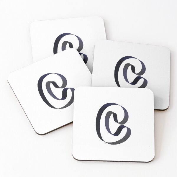 Item preview, Futuristic Ribbon Letter C – Futuristic Ribbon Alphabet designed and sold by uncoXab.
