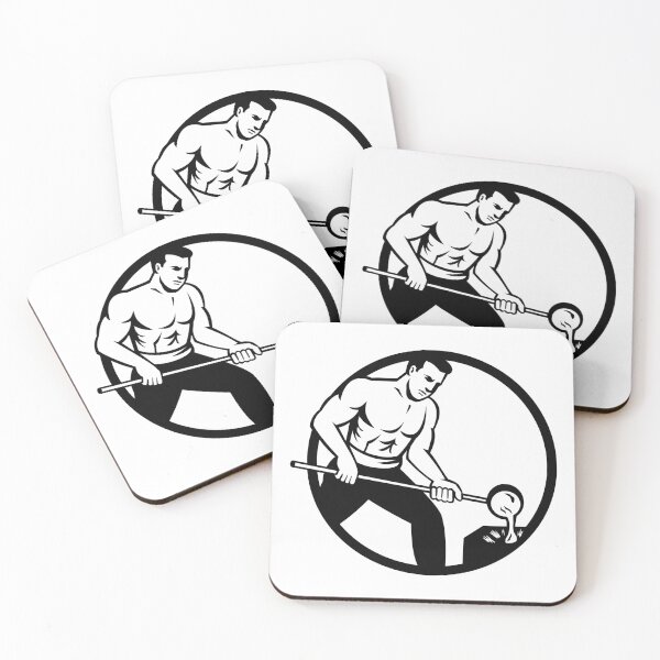 Item preview, Vintage Foundry Worker Pouring Metal into Mold Retro Woodcut designed and sold by retrovectors.
