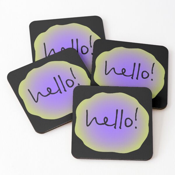 Item preview, "Hello" lettering on background designed and sold by ZorianArt.