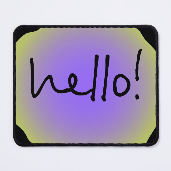 Item preview, "Hello" lettering on background designed and sold by ZorianArt.