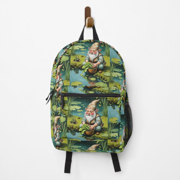 Item preview, Frog Pond Lettuce Gnome – Gentle Cottagecore Harvest designed and sold by Deezyned.