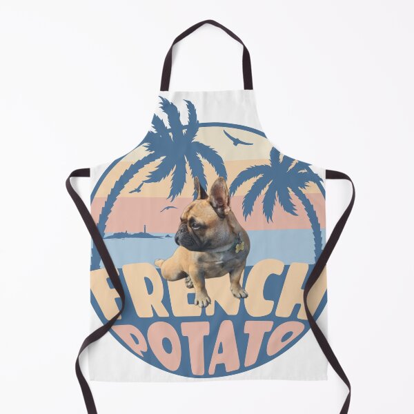 Item preview, Frenchie on the beach designed and sold by The French Potato .