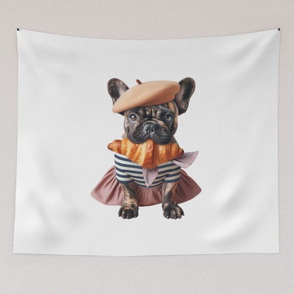 Item preview,  Fancy French bulldog designed and sold by The French Potato .