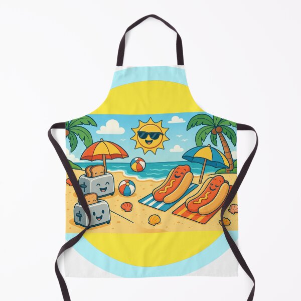 Item preview, Hot Dogs and Toasters on the Beach designed and sold by Now-IS-Later.