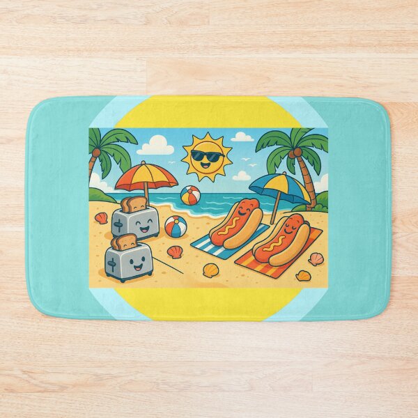 Item preview, Hot Dogs and Toasters on the Beach designed and sold by Now-IS-Later.