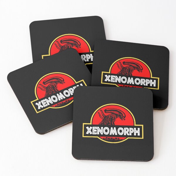 Item preview, Xenomorph Jurassic logo designed and sold by Blck-Acid-Devil.