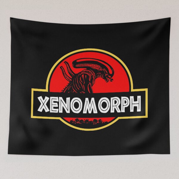 Item preview, Xenomorph Jurassic logo designed and sold by Blck-Acid-Devil.