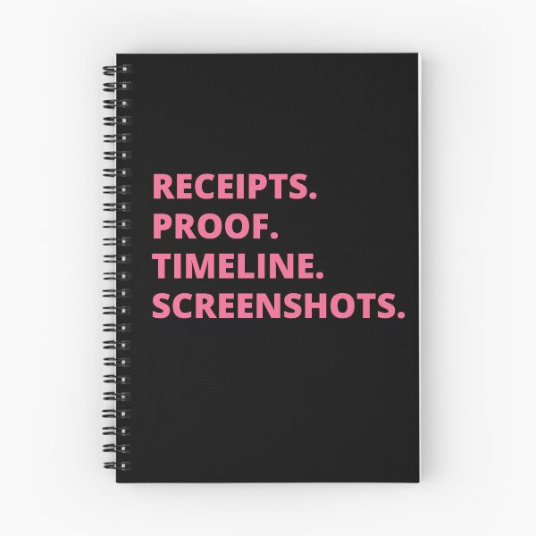 Item preview, RHOSLC Receipts Proof Timeline Screenshots designed and sold by Unomum.