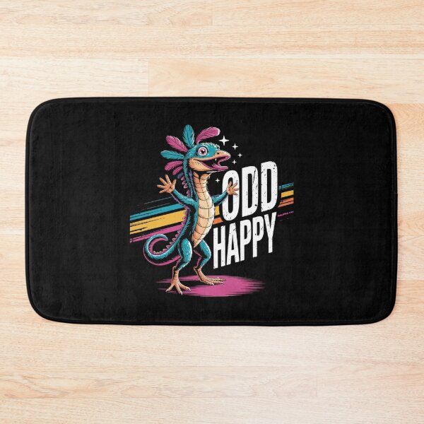 Item preview, Odd Happy Colorful Dinosaur – Retro Cartoon Everyday Motivation Vibes designed and sold by Taans-Creation.