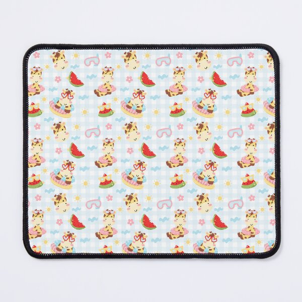 Item preview, Summer Giraffe Seamless Pattern Cute Animal Summer designed and sold by salty arts design.