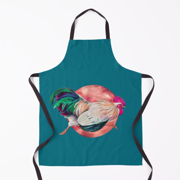 Item preview, Pink Golden Runner - Mix Media Rooster  designed and sold by OlenaKoshevaArt.