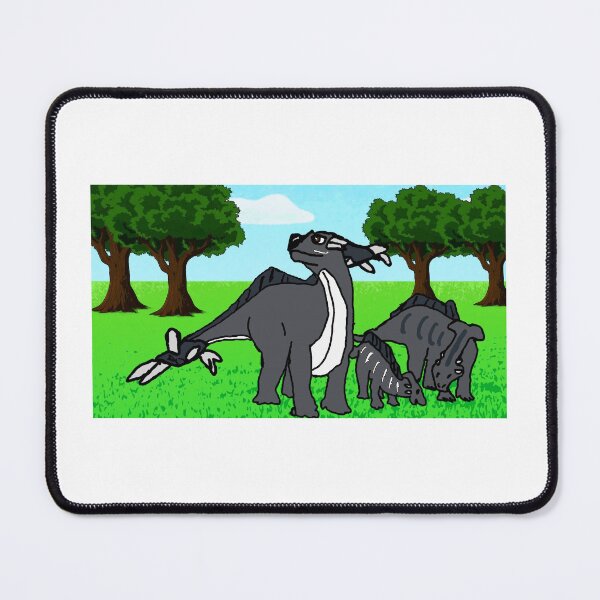 Item preview, Dinosaur Family in the Meadow designed and sold by icedragonart77.