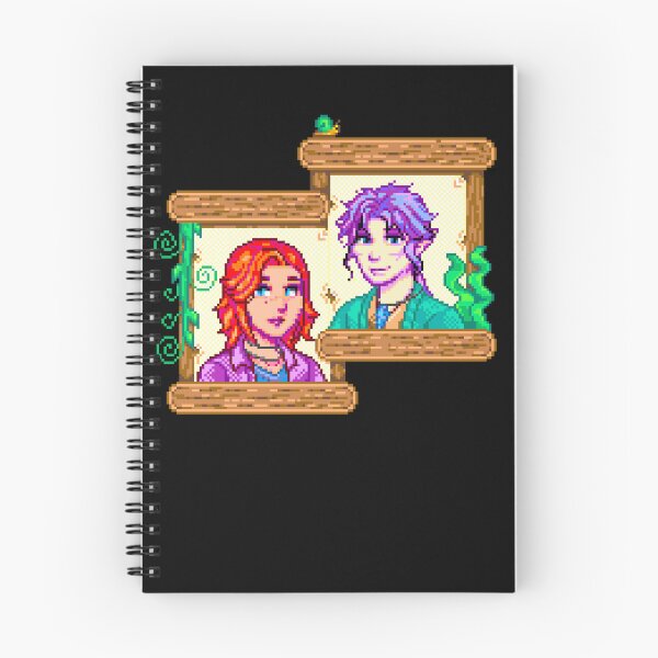 Item preview, Bubbles and Haiko Stardew Portrait designed and sold by BubblingStatic.