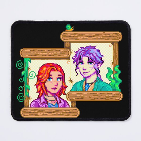 Item preview, Bubbles and Haiko Stardew Portrait designed and sold by BubblingStatic.