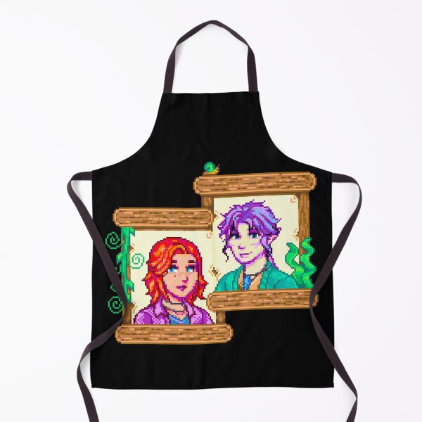 Item preview, Bubbles and Haiko Stardew Portrait designed and sold by BubblingStatic.
