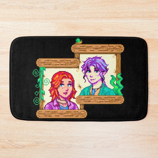 Item preview, Bubbles and Haiko Stardew Portrait designed and sold by BubblingStatic.