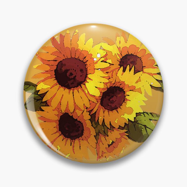 Item preview, Sunflower painting designed and sold by ViaARTfactory.