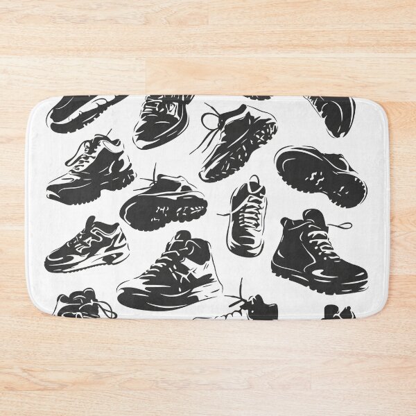 Aperçu de l'œuvre Illustration de silhouettes de baskets audacieuses créée et vendue par Windy-market.