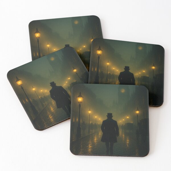Item preview, Fogbound Stranger – Victorian Mystery in the Lamplit Streets designed and sold by fairmaiden7.