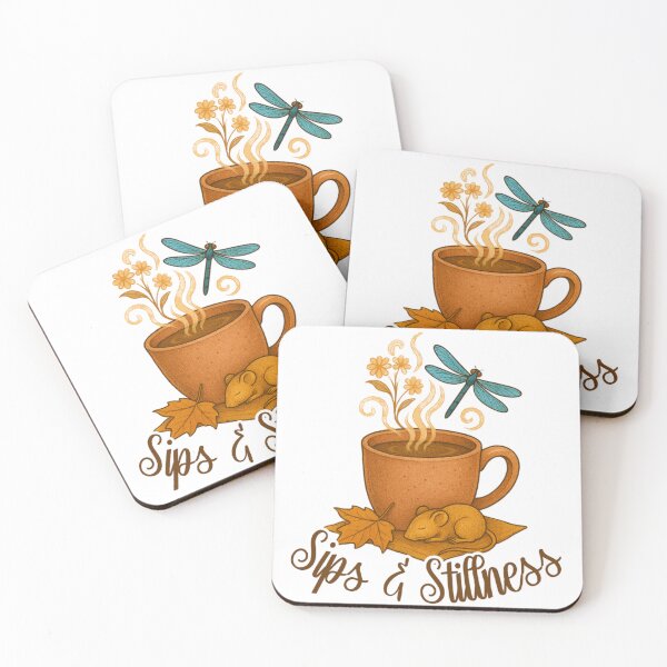 Item preview, Sips & Stillness Whimsigoth Design designed and sold by CottonandQuill.