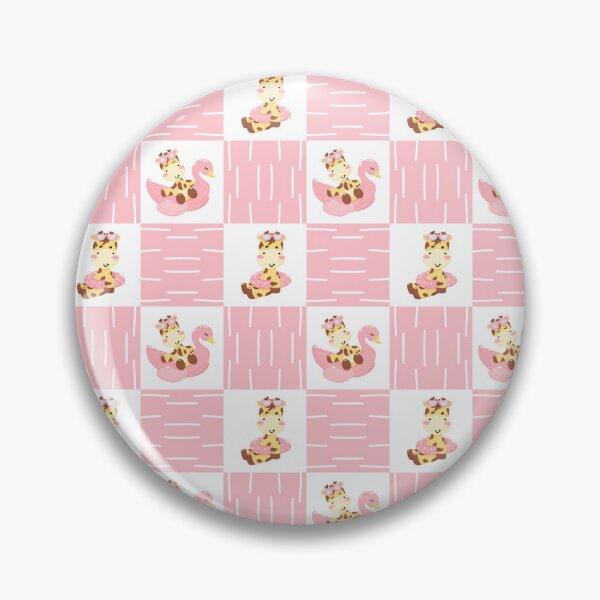 Item preview, Cute Summer Giraffe and Flamingo Pattern designed and sold by salty arts design.