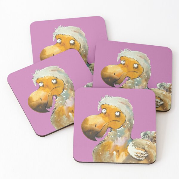 Item preview, Quirky Dodo – Colourful Watercolour Exotic Bird Illustration designed and sold by OlenaKoshevaArt.