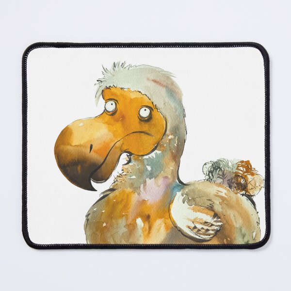 Item preview, Quirky Dodo – Colourful Watercolour Exotic Bird Illustration designed and sold by OlenaKoshevaArt.