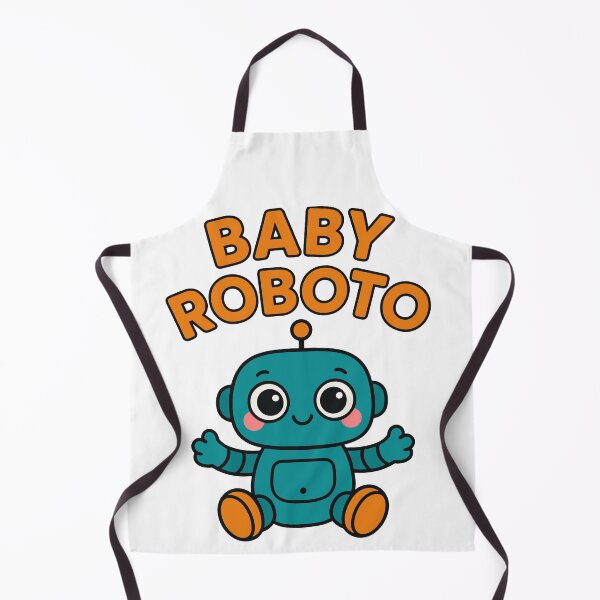 Item preview, Cute baby robot character design with friendly expression and playful pose perfect for children's artwork and merchandise designed and sold by Ai-Cases-Store.