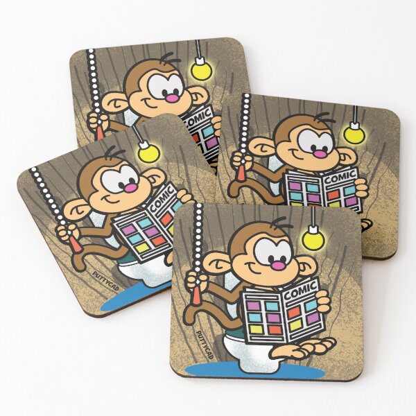 Item preview, Oo Monkey Toilet Comic designed and sold by Puttycad.