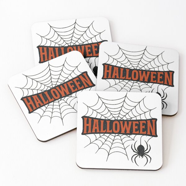 Item preview, Spooky Halloween Spider & Web Logo – Creepy Spider Web T-Shirt Design designed and sold by Tender Flower Clothing.