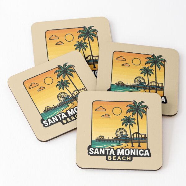 Item preview, Santa Monica Beach Pier designed and sold by Myra365Art.