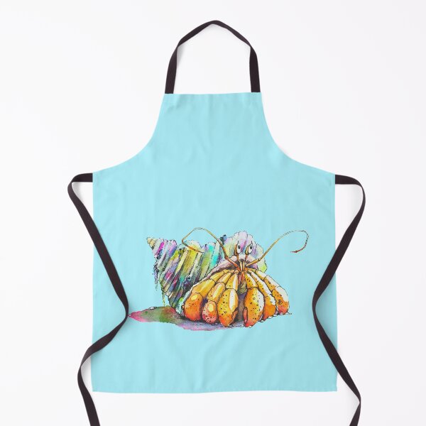 Item preview, Vibrant Hermit Crab with Rainbow shell designed and sold by OlenaKoshevaArt.